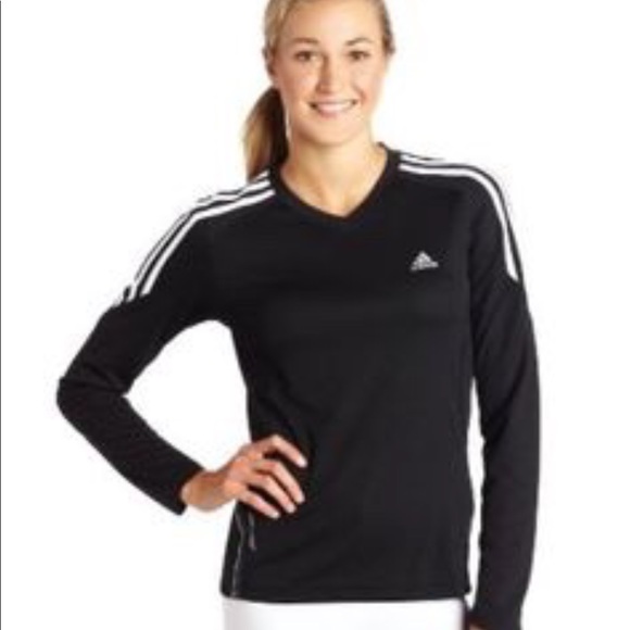 adidas Tops - SOLD SOLD Adidas V Neck mint performance top!